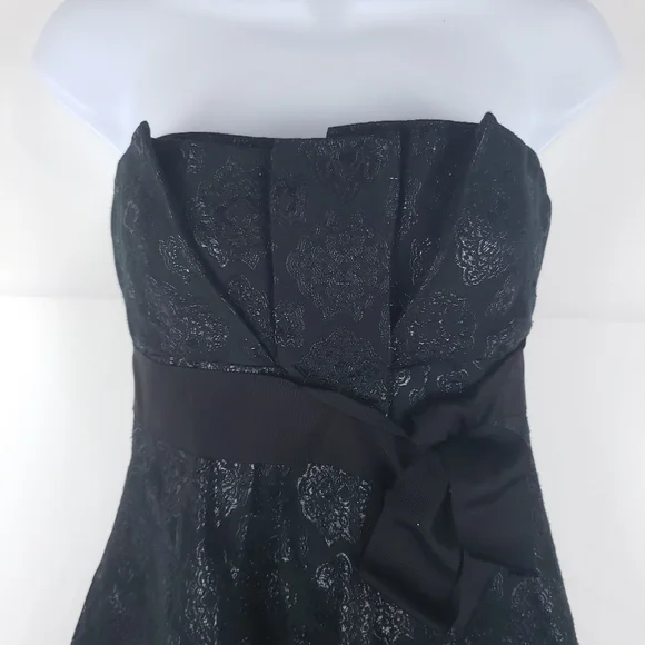 BCBGMAXAZRIA Black Strapless Dress - Picture 2 of 8